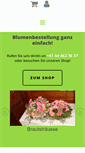 Mobile Screenshot of blumenhaus-wiedikon.ch